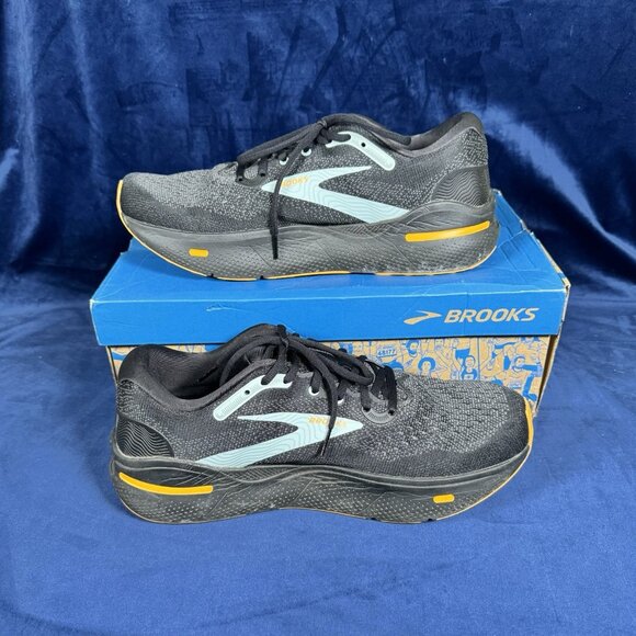 Men's Size 11 - Brooks Ghost Max Black Blue Lightly Worn 0593 - Picture 4 of 6